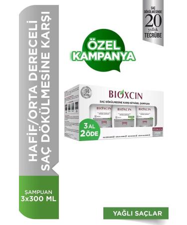 Bioxcin Genesis Buy 3 Pay 2 Shampoo for Oily Hair (3X300 ML)