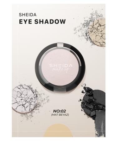 Sheida Eye Shadow Matte White (EYESHADOW) No:02