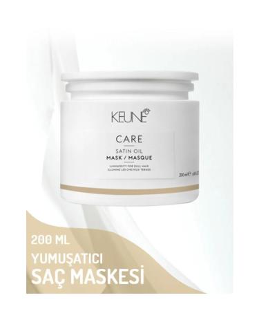 Keune Satin Oil MASK - Soft and Shine Hair Care Mask- 200 ml -6.8 fl oz--CYT787878545445784