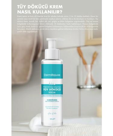 dermirejuve pure cosmetics Hair Removal Cream 120 ml - Buy Online on GoSupps.com