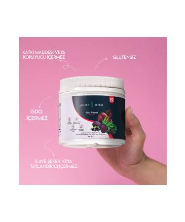 Ancient Greens Red Power I Herbal Red-Purple Mix 180g - Buy Online on GoSupps.com