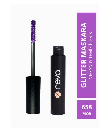 REVA Purple Length & Definition Glitter Mascara-Purple Lengthening & Defining Glitter Mascara 658