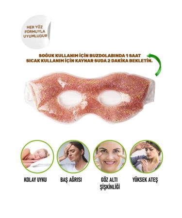 Burity Adjustable Refreshing Hot and Cold Gel Face and Eye Mask