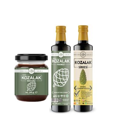 Luga Cone Paste 240 gr + Cone Molasses 350 gr + Cone Vinegar 500 ml - Set of 3