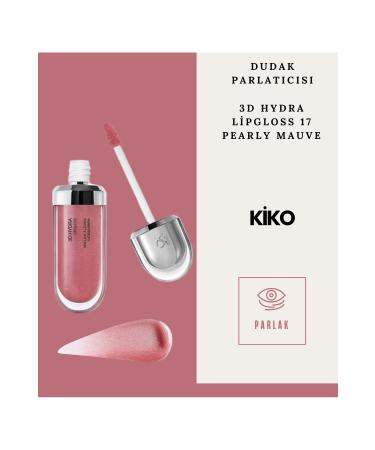 KIKO Lip Gloss - Hydra Lipgloss Pearly Mauve 17