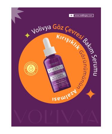 Volivia Eye Contour Brightening and Anti-Wrinkle Care Serum 30ml (hyaluronic Acid+collagen) - Buy Online on GoSupps.com