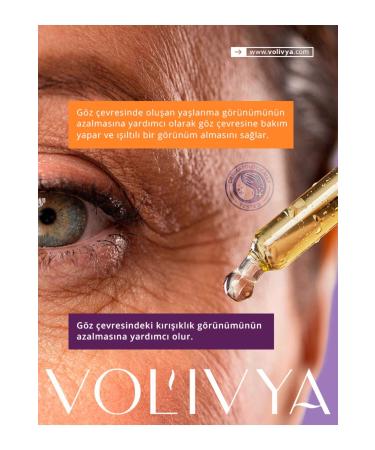Volivia Eye Contour Brightening and Anti-Wrinkle Care Serum 30ml (hyaluronic Acid+collagen) - Buy Online on GoSupps.com