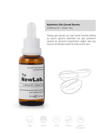 The NewLab Anti-Puffiness and Dark Circle Eye Contour Brightening Serum 30 ml (CAFFEINE 5% GREEN TEA) - Buy Online on GoSupps.com