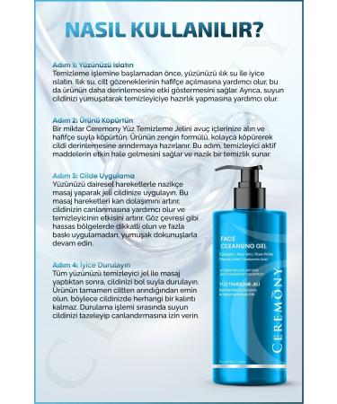 Ceremony Moisturizing & Purifying & Equalizing & Anti-aging Facial Cleansing Gel 400 ml - Buy Online on GoSupps.com