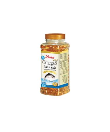Balen Omega 3 Fish Oil Softgel 1380 Mg* 200 | Omega containing Heart Brain and Eye 570008