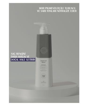 Nishlady Touch Of Silver Purple Shampoo - Purple Shampoo for Light Blonde Gray and White Hair - Buy Online on GoSupps.com