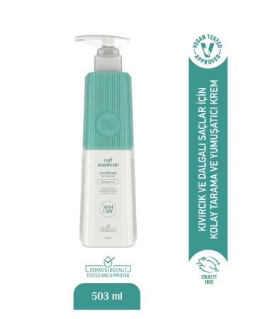 Nishlady Curl Manifesto Curl Defining Anti-Frizz Shampoo for Curly Hair