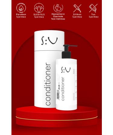 S:U Body Care Conditioner Hair Cream 500 ml - Women Men - Salt Paraben Silicone Sles/sls Free - Buy Online on GoSupps.com