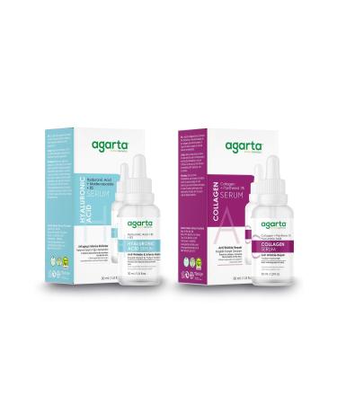 Agarta Revitalizing and Firming Care Set for Dry Skin (COLLAGEN SERUM HYALURONIC ACID) - Buy Online on GoSupps.com