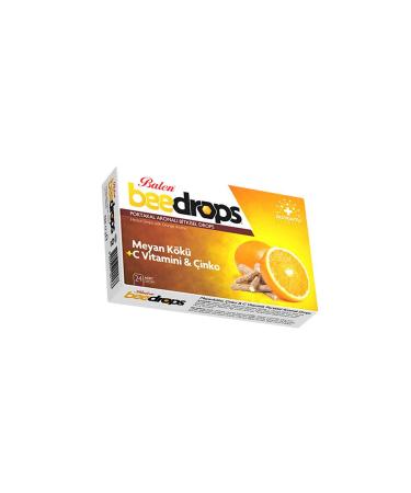 Balen Beedrops Licorice Root + Vitamin C - Zinc Orange Flavored Drops 570008