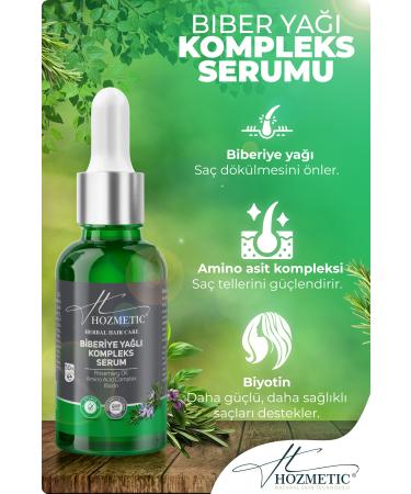 HOZMETIC Rosemary Oil Complex Serum Anti-Hair Loss Damaged Biotin Hair Care Volume Nourishing - Buy Online on GoSupps.com