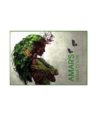 Amars Henna Hair Dye Chestnut Color 6 Pack 10g - 1 Box - Buy Online on GoSupps.com