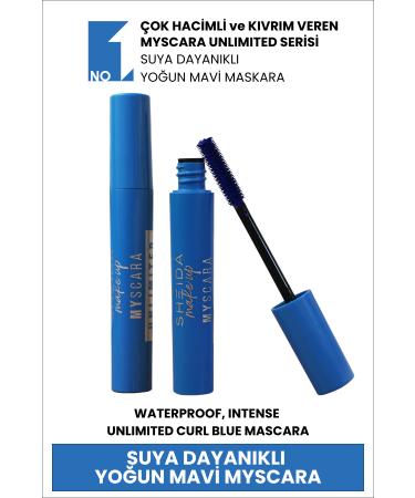 Sheida Natural Formula Long Look and Volumizing Lash Extension Mascara - Blue