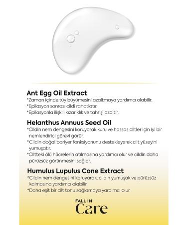 FALL IN CARE Ant Egg Oil Hair Reducing and Removing Moisturizing Serum 20ml - Buy Online on GoSupps.com