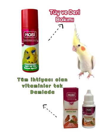 ozzipetshop Cockatiel Flea Irritation Preventive Feather Care Spray | Multi Vitamin 30 ml