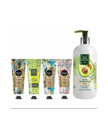 Ey p Sabri Tuncer AVOCADO OIL HAND AND BODY LOTION 500ML CREAMS 50 MLX4