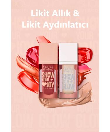 Pastel Mix & Match Glow Liquid Highlighter 72 & Joy Liquid Blush 55 Pastel