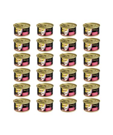 Gimcat Shiny Cat in Jelly Chicken and Crab Adult Cat Canned Food 70 Gr (24 PIECES)