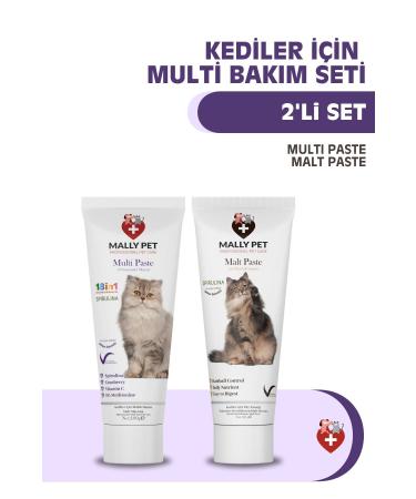 teknotrust Multi Malt Care Set for Cats (Multi Paste + Malt Paste) Set of 2