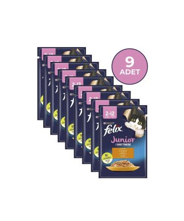 teknotrust Junior Chicken Kitten Wet Food - 85 Gr X 9 Pieces