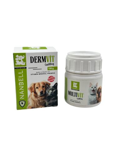 teknotrust DermVit Vitamin Mineral Premix for Cats and Dogs 100 g