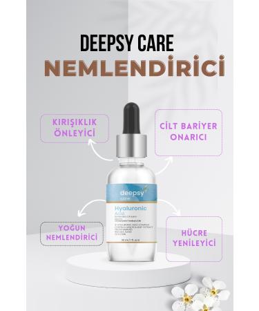 Deepsy Care Hyaluronic Acid Serum Moisturizing Plumping Revitalizing Skin Serum Hyaluronic - Buy Online on GoSupps.com