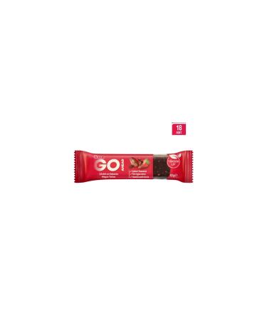 Ulker Go Ahead Strawberry Date Bar X18 Pieces 40 gr