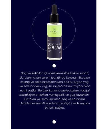 Polente Natural Men Fortifying Serum - Strengthening Hair and Beard Serum for Men (30 ML) - Buy Online on GoSupps.com