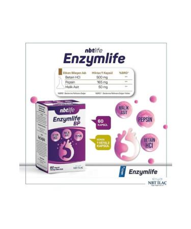 NBT Life Enzymlife Food Supplement 60 Capsules