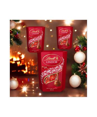 Lindt Lindor Cornet Milk 3-Piece Advantage Pack