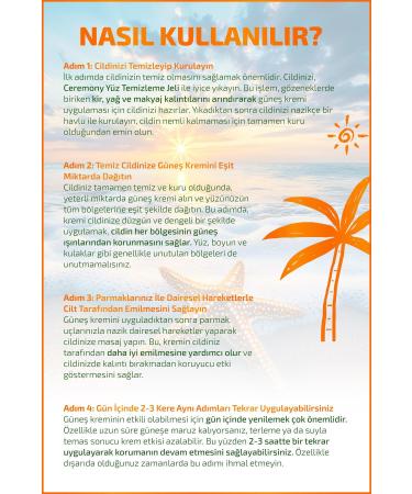 Ceremony Uva-uvb High Protection Natural Looking Fast Absorbing 50 Spf Sun Cream Oily Skin 50ml - Buy Online on GoSupps.com