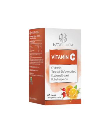 Natural Nest Vitamin C 500 Mg 60 Capsules