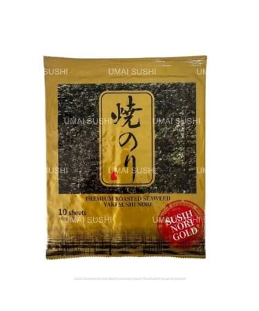 SEA FOOD Dried Seaweed (Sushi Nori Gold) 10 Sheets 27 Gr