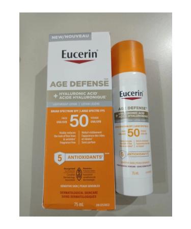 Eucerin Age Defense Hyaluronic Acid 50 Spf Sun Cream 75 ml