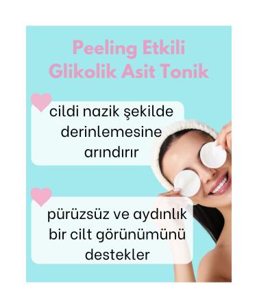 Dermines Peeling Effective Pore Tightening and Revitalizing Brightening Glycolic Acid Facial Care Toner - Buy Online on GoSupps.com