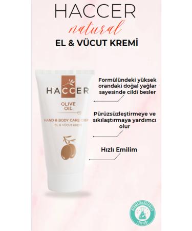 Haccer Natural Hand and Body Care Cream 150 ml - Buy Online on GoSupps.com