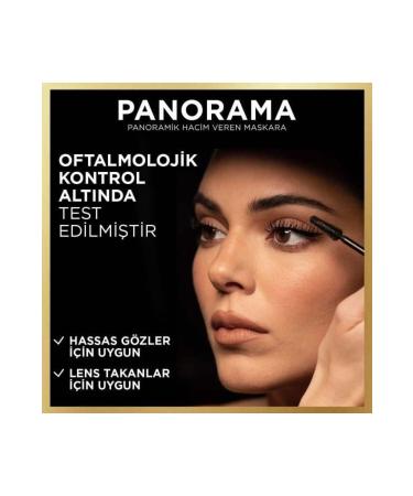 L'Oreal Paris L'Or al Paris Panorama Volumizing Mascara Black - Buy Online on GoSupps.com