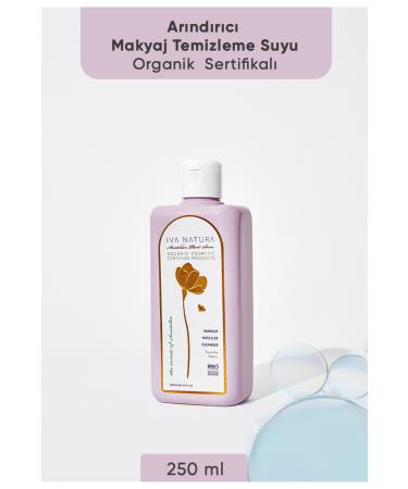 Iva Natura Skin Tone Equalizing Purifying Makeup Remover Water Shea and Licorice Extract 250 ml