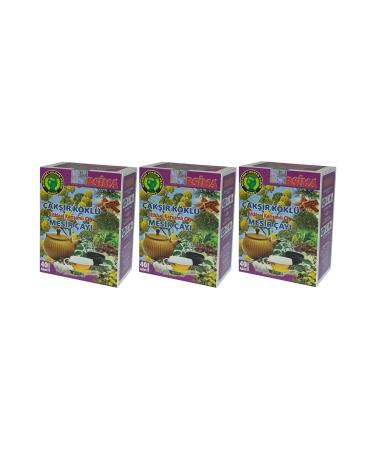 Nursima ak r Rooted Herbal Mixed Mesir Tea 40's Filtering Bags 3 Boxes