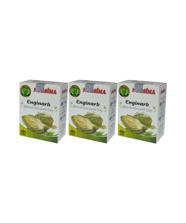 Nursima Artichoke Herbal Mixed Tea 40's Filter Bags 3 Boxes