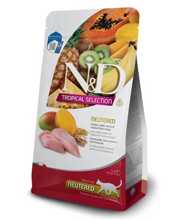 N & DN & D Tropical Selection Chicken Sterile Cat Food 10 Kg
