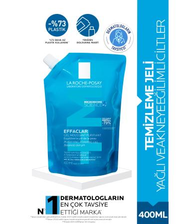 La Roche Posay Effaclar Oily Skin Cleansing Gel 400ml - Refill