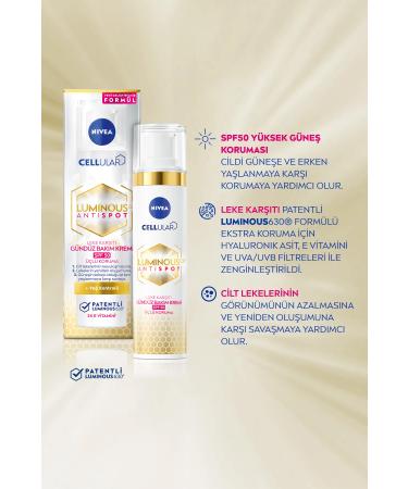 NIVEA Luminous630 Anti-Blemish Day Face Cream 40ml Luminous630 Anti-Stretch Body Oil Serum 100ml - Buy Online on GoSupps.com