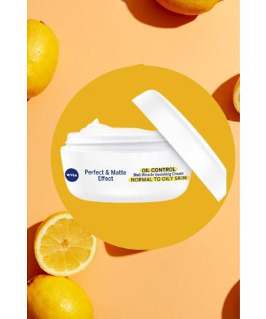NIVEA Perfect&matte Mattifying Day Face Care Cream 50ml Vitamin C Even Skin Tone Moisturizer - Buy Online on GoSupps.com