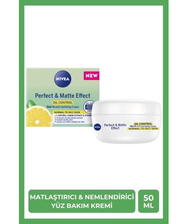 NIVEA Perfect&matte Mattifying Day Face Care Cream 50ml Vitamin C Even Skin Tone Moisturizer